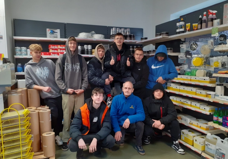 Odwiedziny  w CSV Zespołu Szkół Technicznych w Pile.