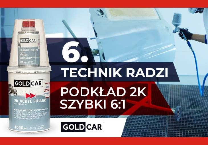 #TechnikRadzi 6 - Podkład akrylowy 2K szybki 6:1 GOLDCAR